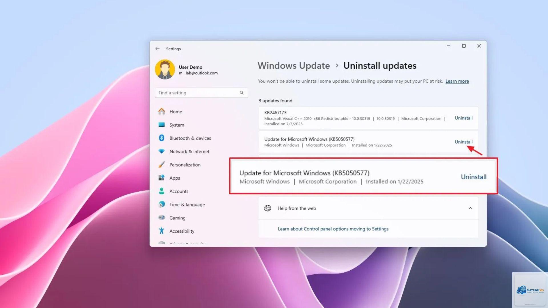 cách gỡ update bằng powershell - Hình 3