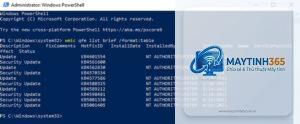cách gỡ update bằng powershell