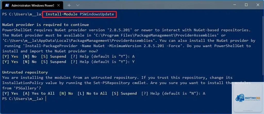 cách gỡ update bằng powershell - Hình 4