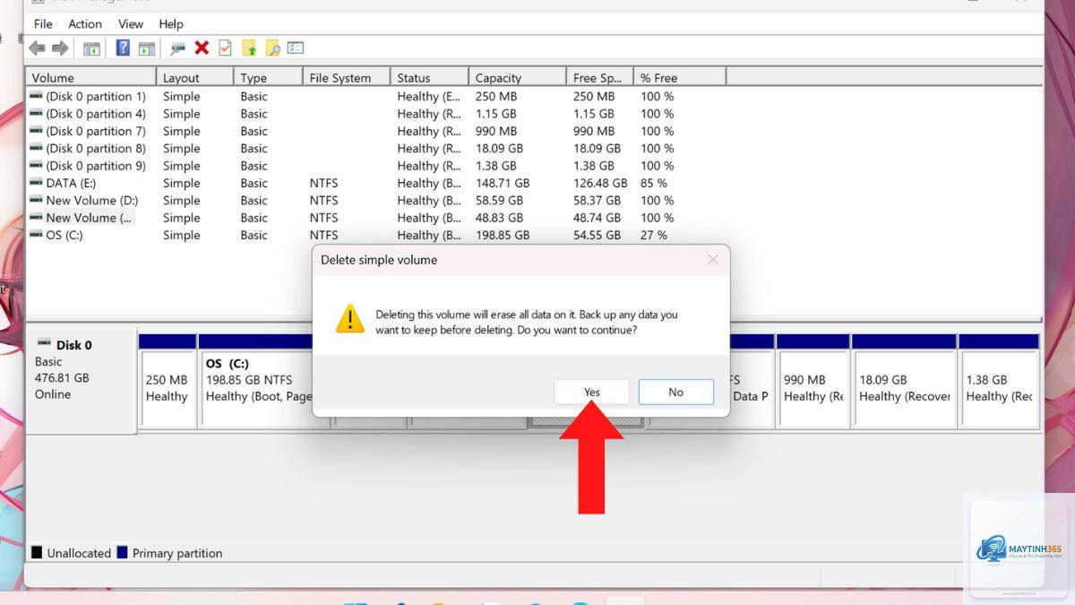 cách gộp phân vùng ổ cứng windows 11 - Hình 4