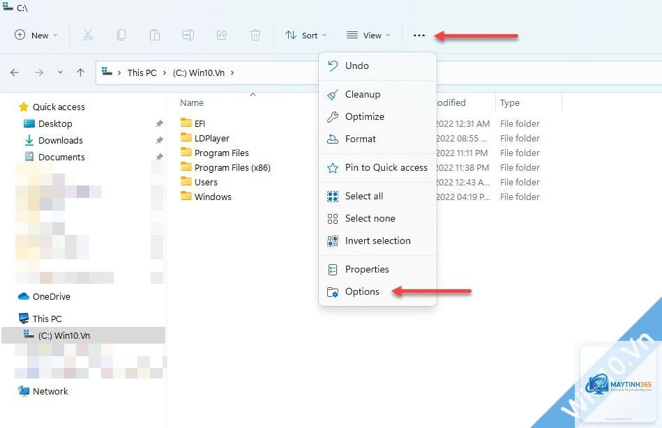 cách hiện đuôi file windows 11