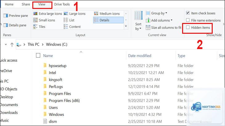 cách hiện file ẩn - Hình 3
