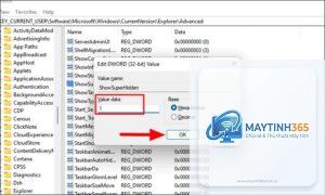 cách hiện file ẩn bằng registry