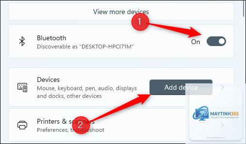 cách kết nối chuột bluetooth windows 11