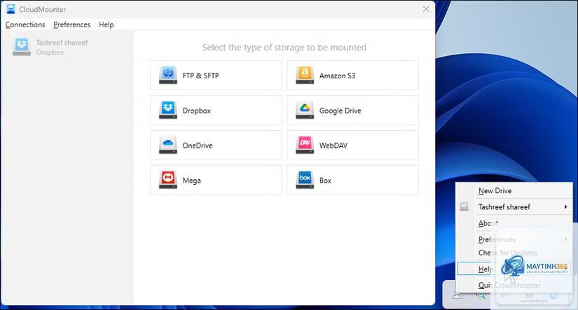 cách kết nối cloud storage với file explorer