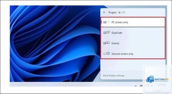 cách kết nối màn hình thứ hai windows 11