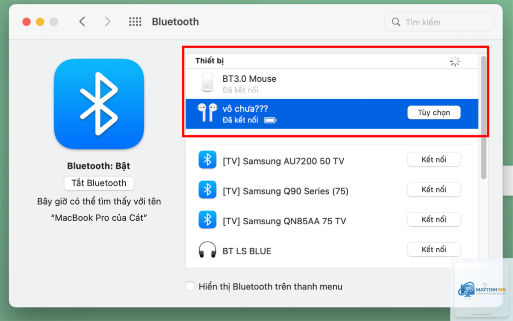 cách kết nối tai nghe bluetooth