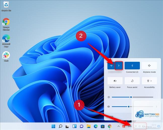 cách kết nối wifi windows 11