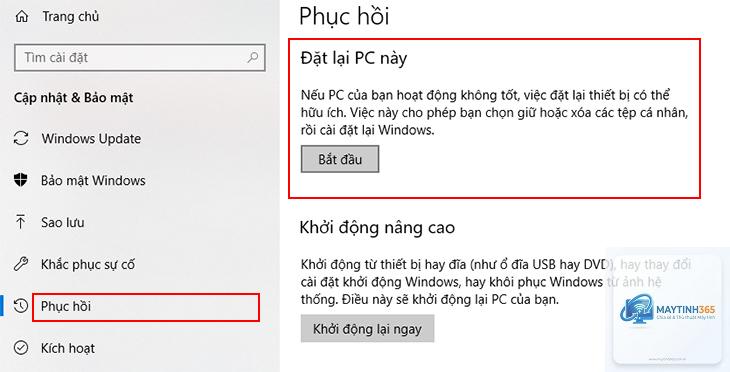 cách khôi phục cấu hình windows - Hình 5