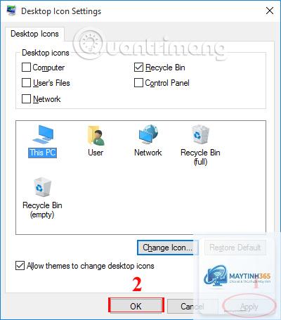 cách khôi phục icon mặc định - Hình 3