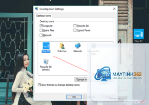 cách khôi phục icon mặc định