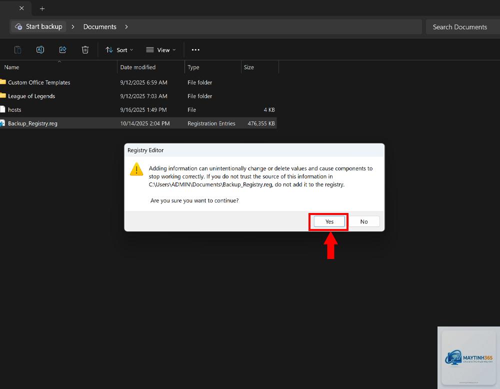 cách khôi phục registry windows 11 - Hình 5