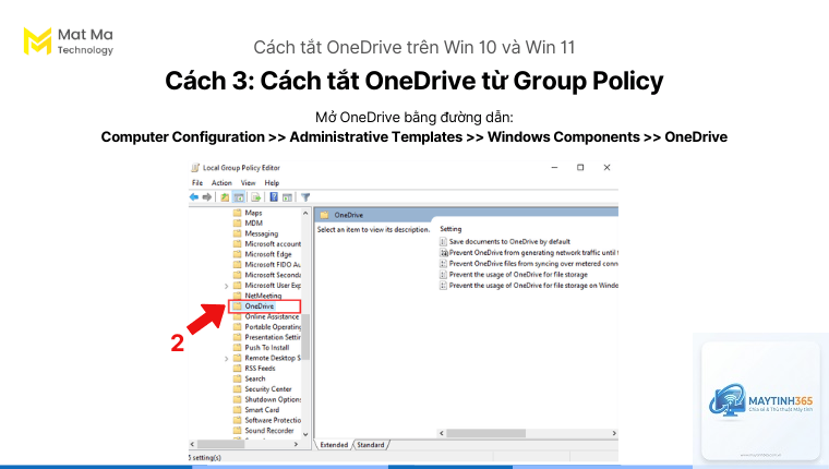 cách kiểm soát onedrive policy - Hình 2