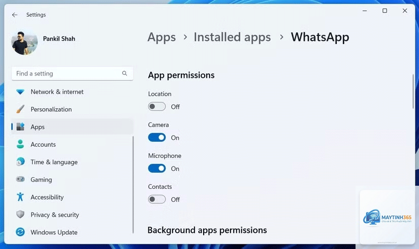 cách kiểm soát ứng dụng windows