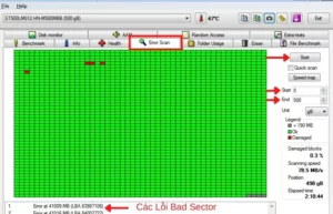 cách kiểm tra bad sector