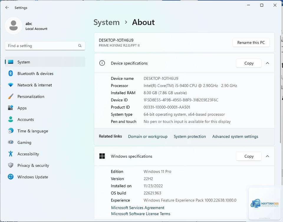 cách kiểm tra cấu hình windows 11 - Hình 5
