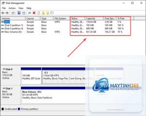 cách kiểm tra hdd trong disk management