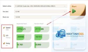 cách kiểm tra hiệu suất ssd