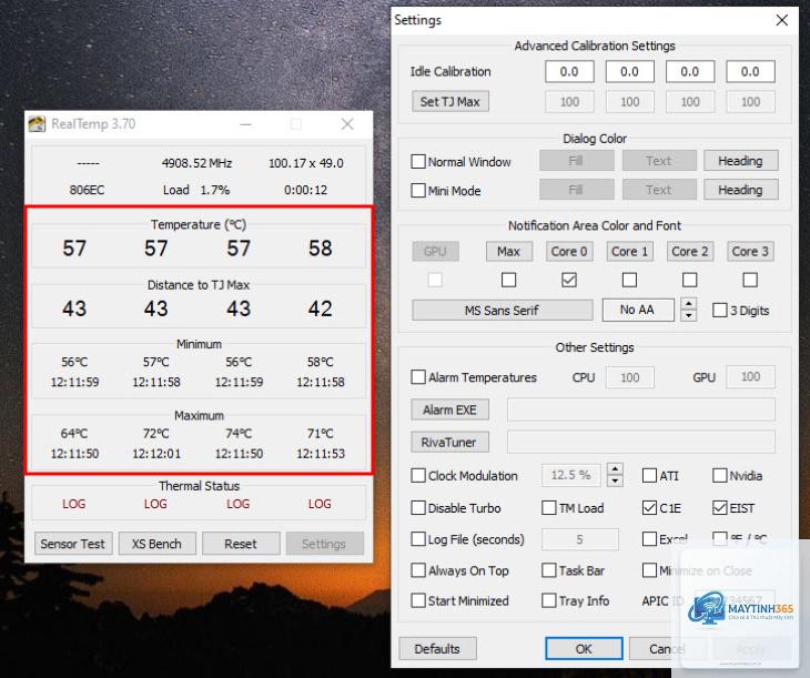 cách kiểm tra nhiệt độ CPU