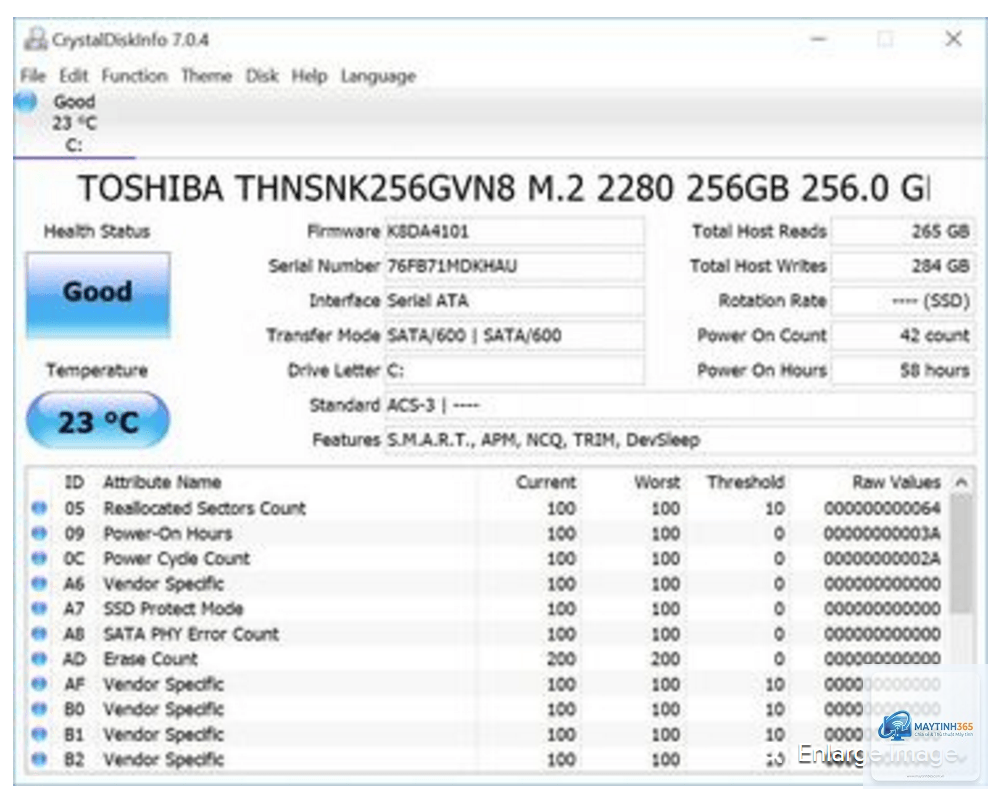 cách kiểm tra tuổi thọ SSD