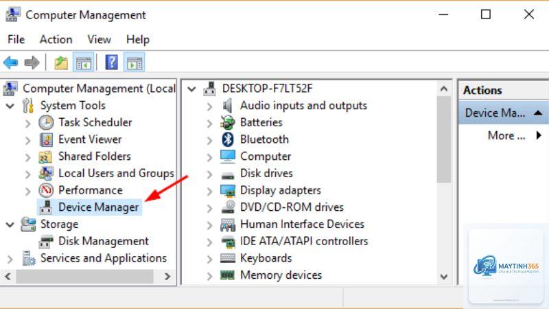 cách làm mới device manager