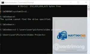 cách liệt kê file bằng cmd