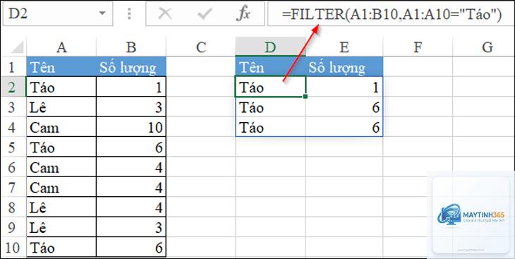 cách lọc file excel - Hình 3