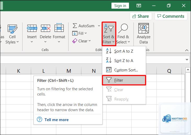cách lọc file excel - Hình 5