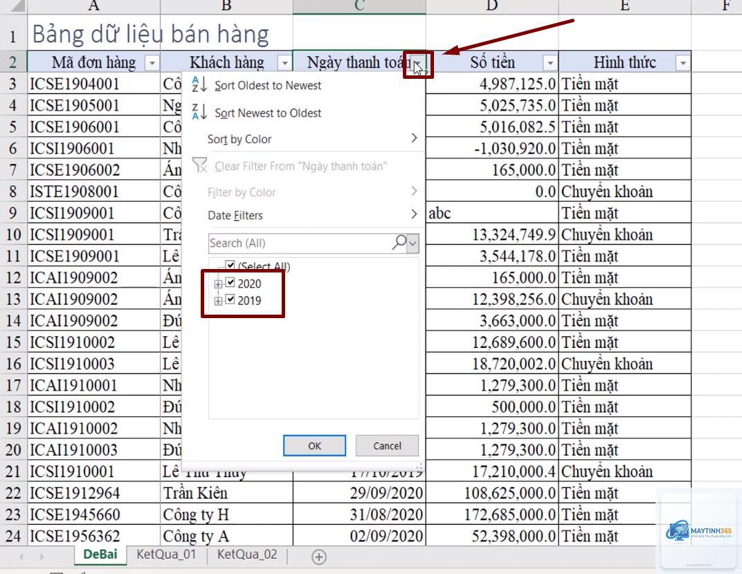 cách lọc file theo ngày - Hình 5