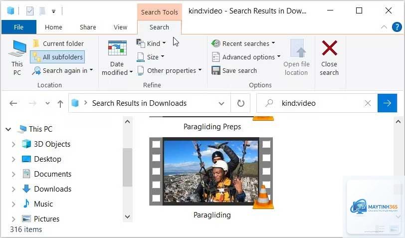 cách lọc file video