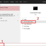 cách mở cmd bằng search