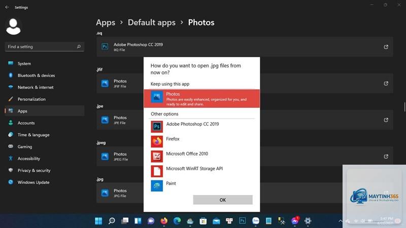 cách mở default apps windows 11 - Hình 2