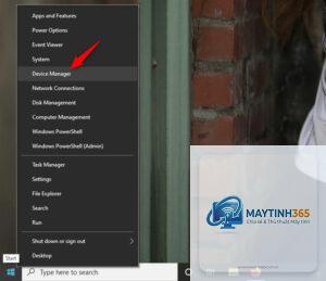 cách mở device manager bằng run
