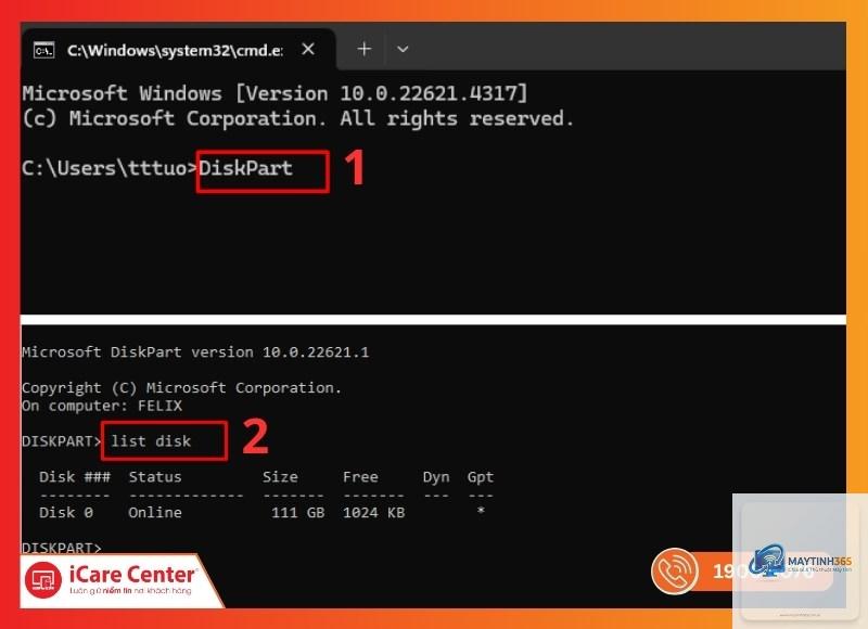 cách mở disk management bằng cmd - Hình 5