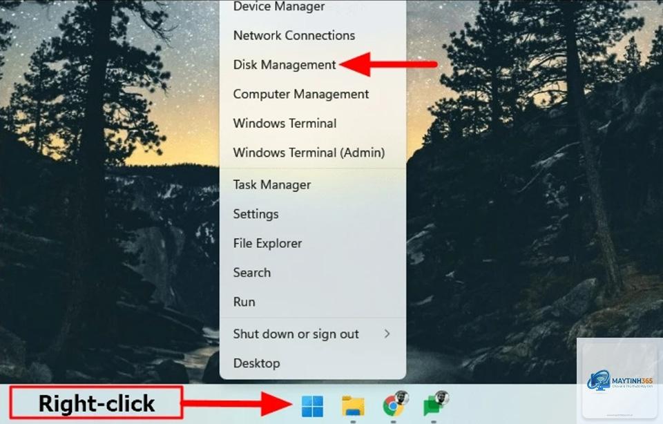 cách mở disk management từ search - Hình 4