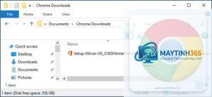 cách mở downloads mặc định