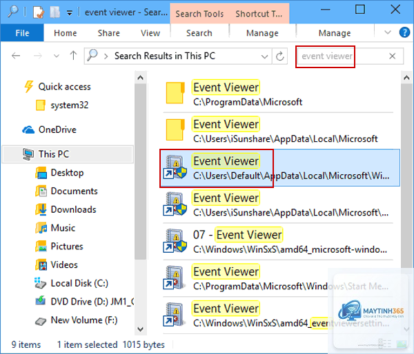 cách mở event viewer - Hình 2