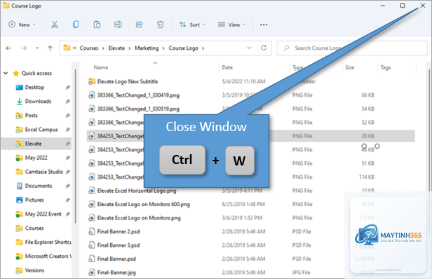 cách mở file explorer bằng phím tắt