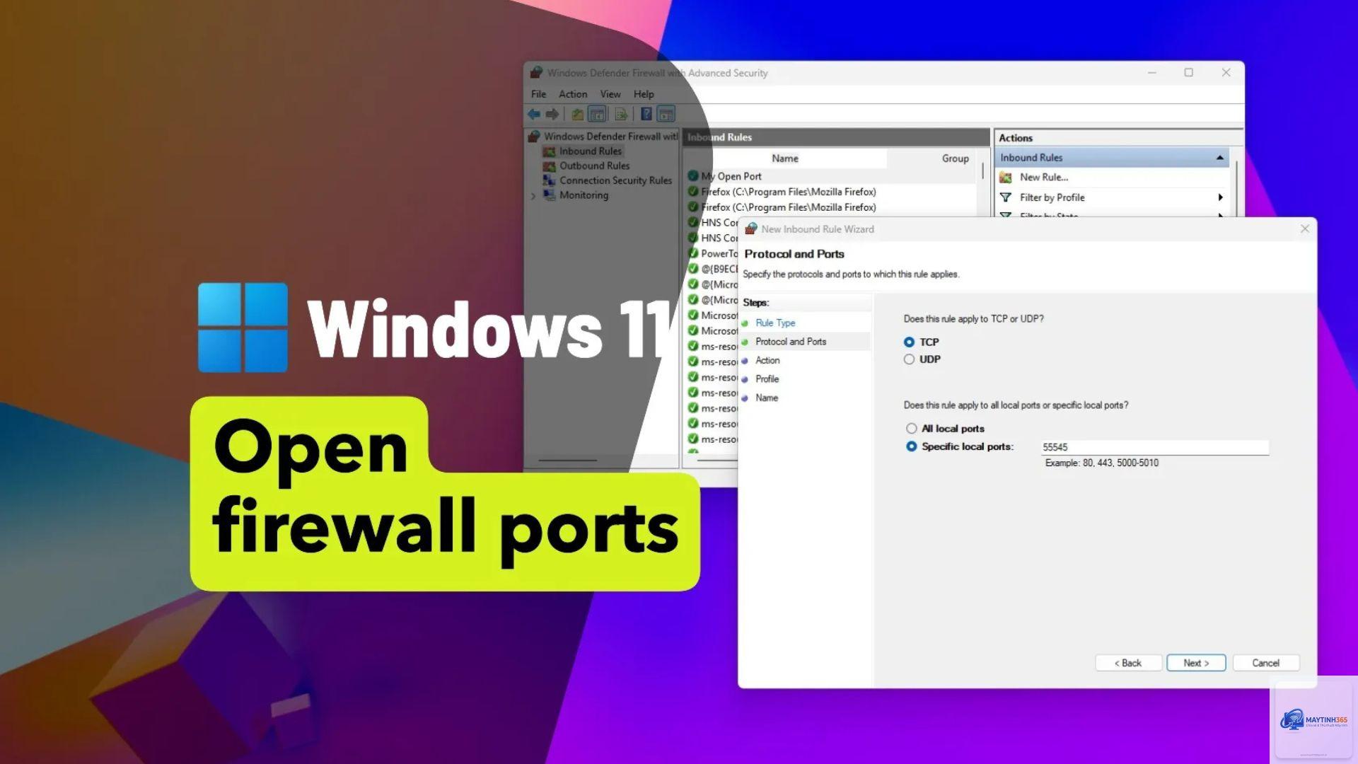 cách mở firewall settings windows 11 - Hình 4
