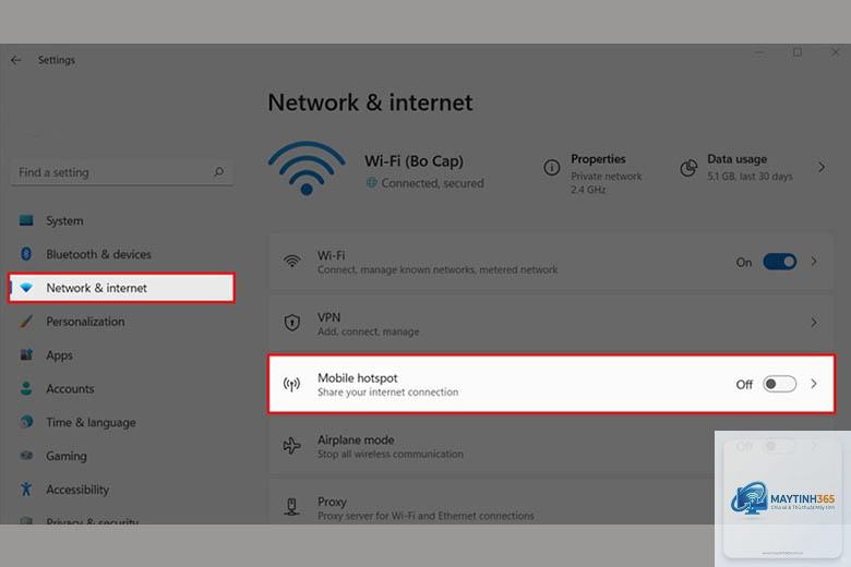 cách mở mobile hotspot windows 11 - Hình 5