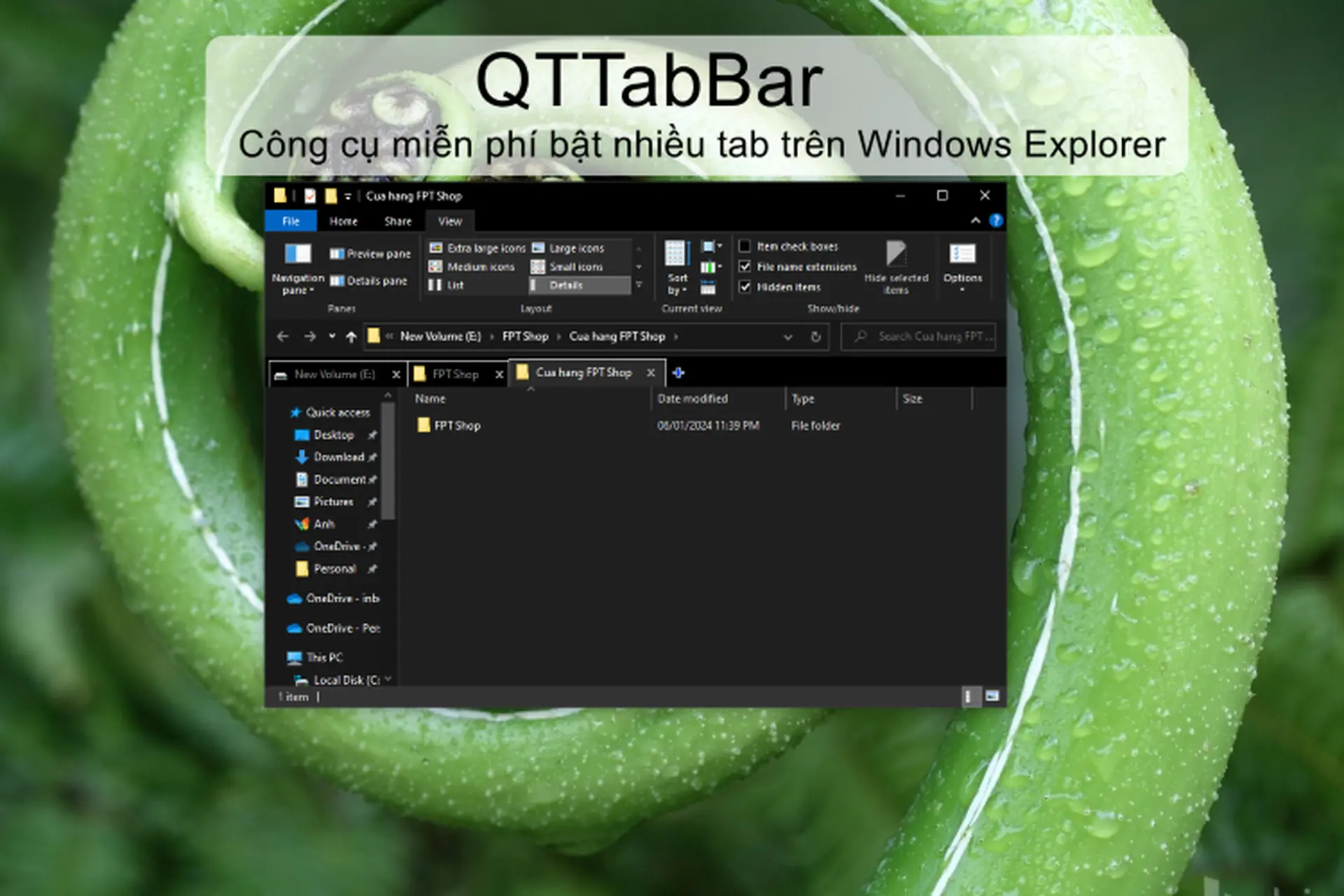 cách mở nhiều tab file explorer - Hình 4