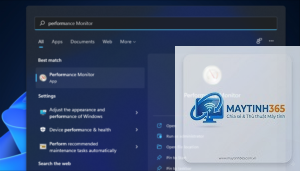cách mở performance monitor