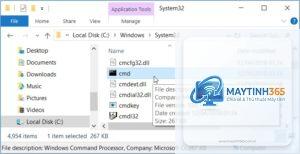 cách mở powershell bằng cmd