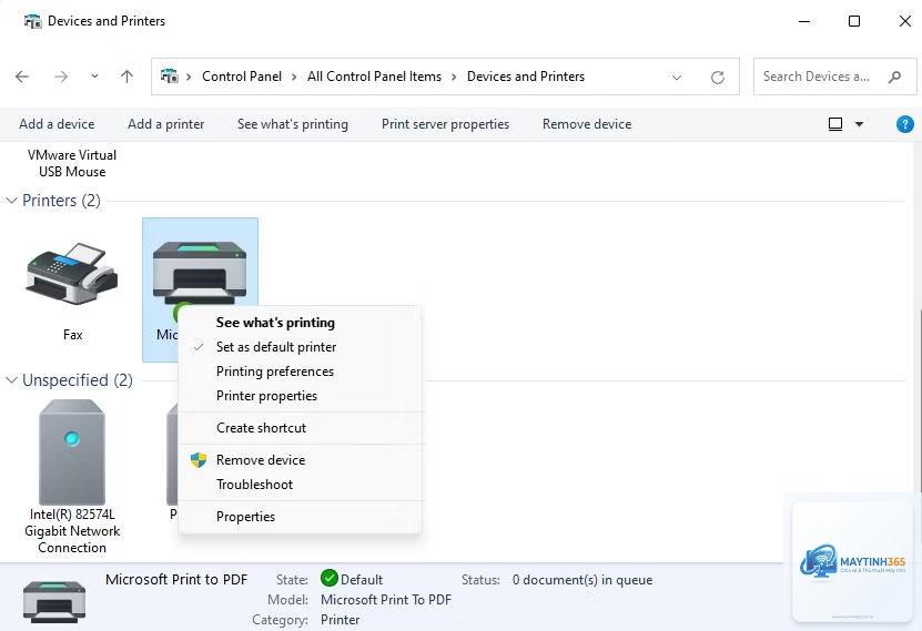 cách mở printers settings windows 11 - Hình 4