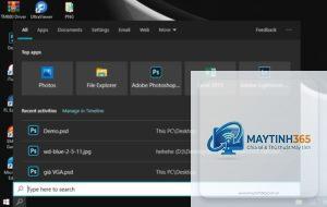cách mở rộng ô tìm kiếm taskbar