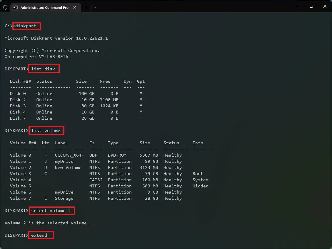cách mở rộng phân vùng windows 11 - Hình 5