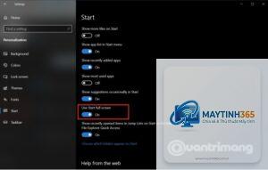 cách mở rộng start menu