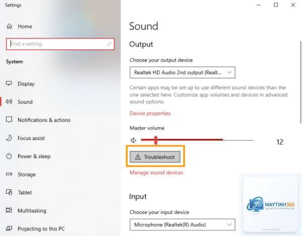 cách mở sound settings windows 11