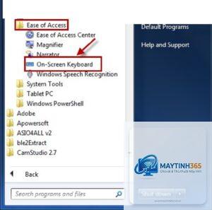 cách mở start menu bằng bàn phím