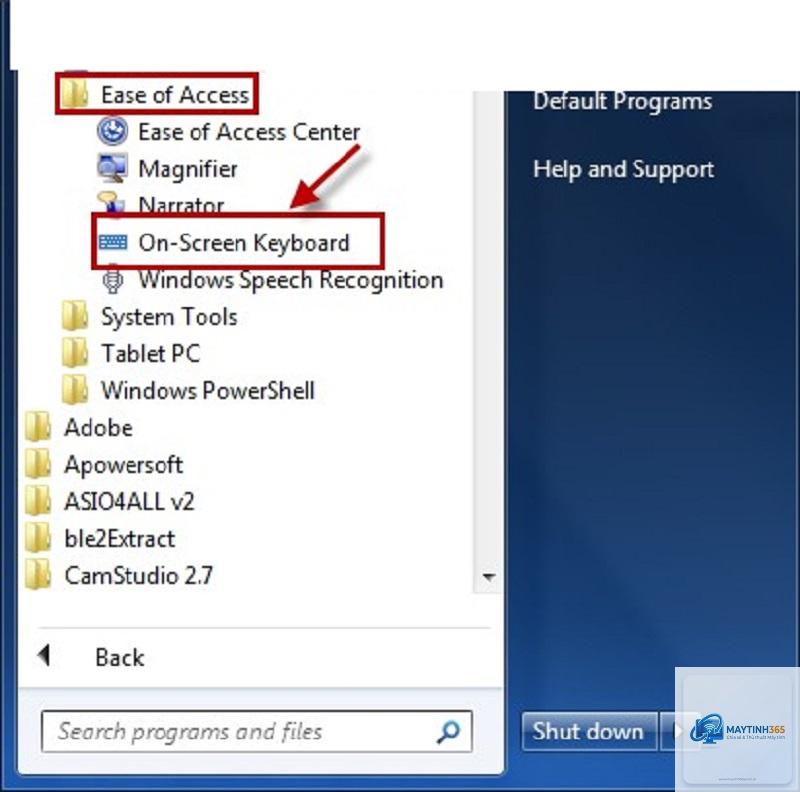 cách mở start menu bằng bàn phím